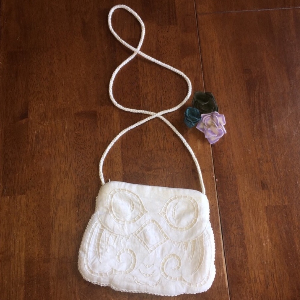 Vintage Owl Appliqué Double Sided Purse